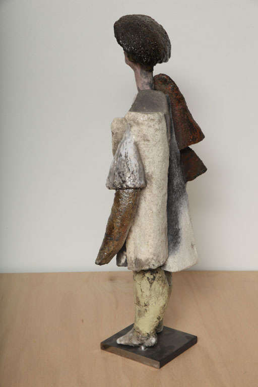 French Roger Capron - Le Pelerin Sculpture For Sale