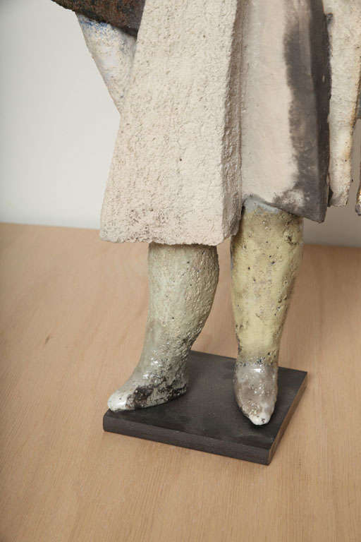 20th Century Roger Capron - Le Pelerin Sculpture For Sale