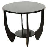 Deco Table in Black Lacquer 4