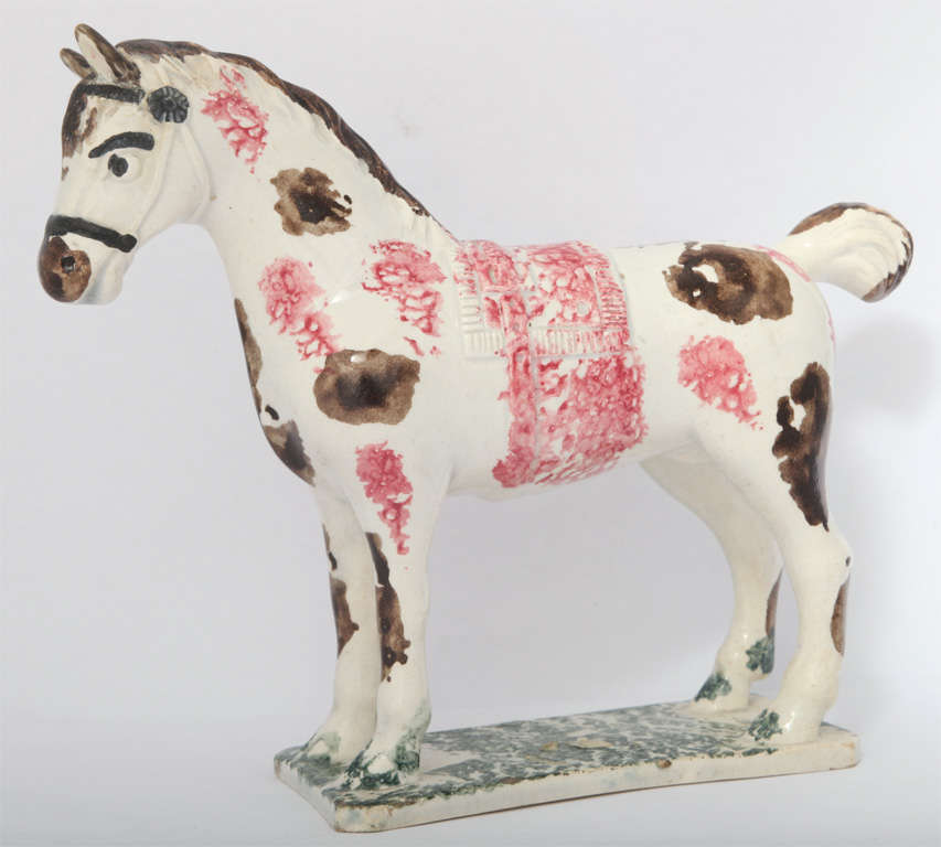 Prattware Pottery  Pony
