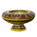 Italian Footed Pottery Bowl by Raymor
