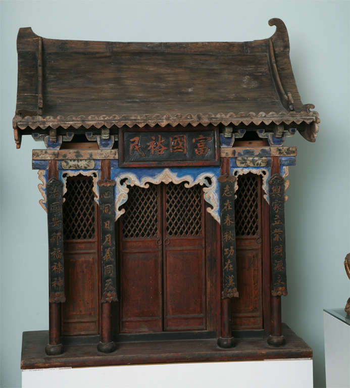 a rare ancestral shrine from China
