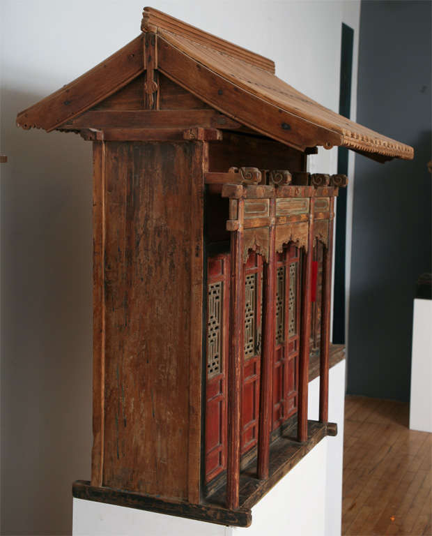 Chinese Extremely Rare Original Condition Ancestral Shrine from China For Sale