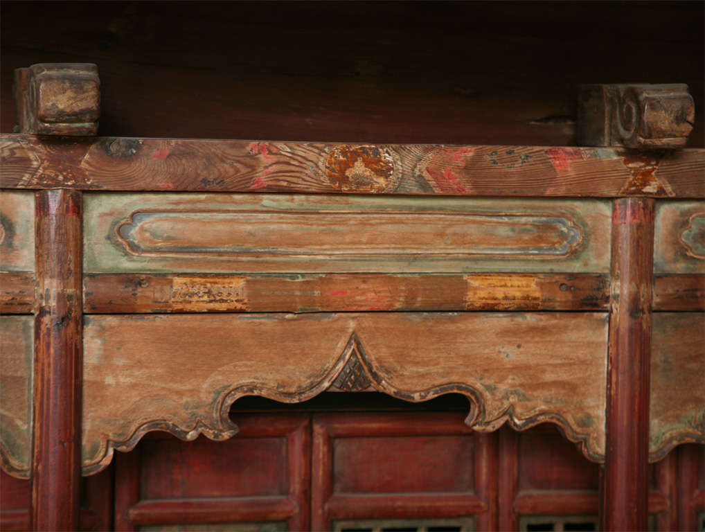 Extremely Rare Original Condition Ancestral Shrine from China For Sale 2