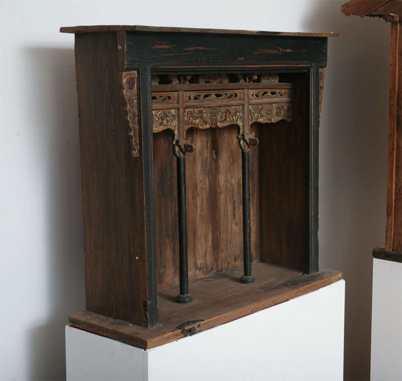 Antique Chinese ancestral shrine