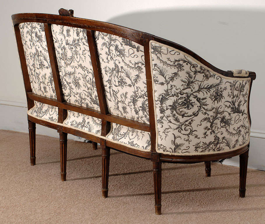 Louis XVI Style Canape Corbeille (Sofa) 1