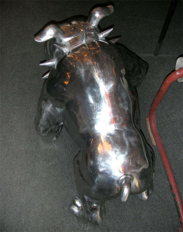 End of 20th Century Sculpture of a Bull Dog by Christian Maas 2