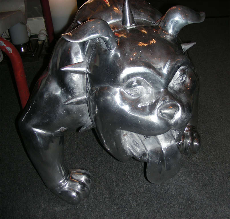 End of 20th Century Sculpture of a Bull Dog by Christian Maas 3