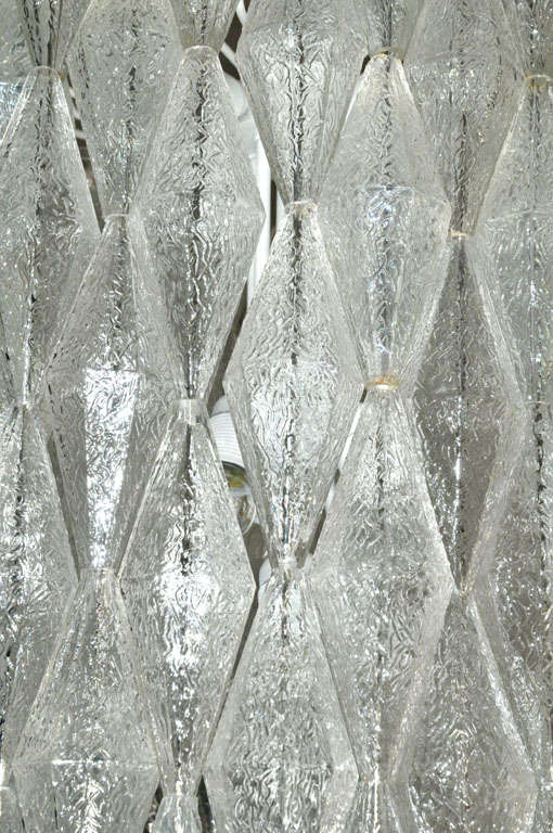 Italian Transparent  Poliedri Chandelier