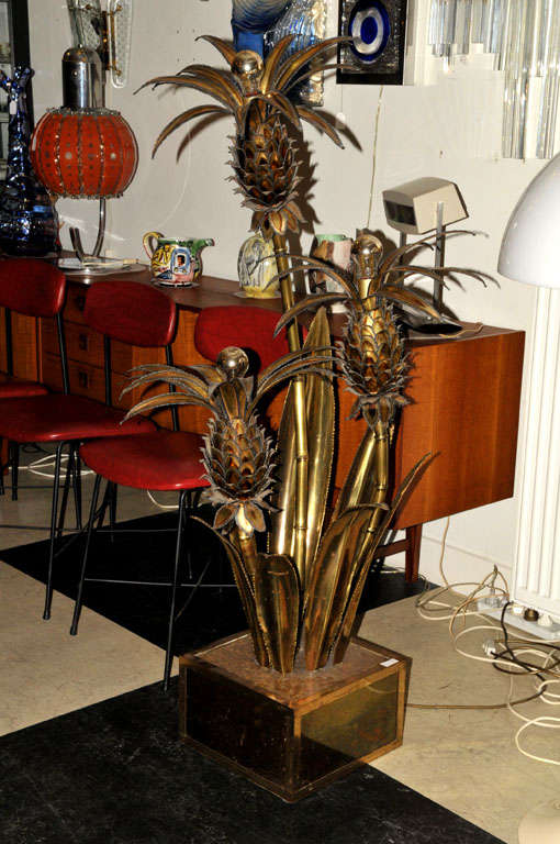 Pineapple Palmtree  Floor Lamp