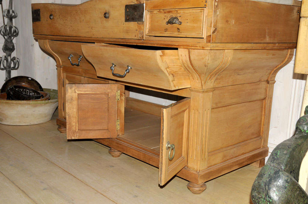 Antique Butcher Chopping Block 1