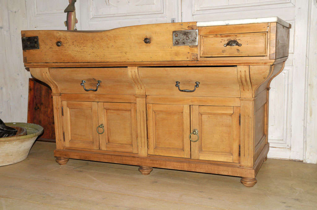 Antique Butcher Chopping Block 4