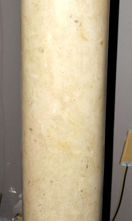 Ormolu A pair of 19th century French Chassagne marble columns