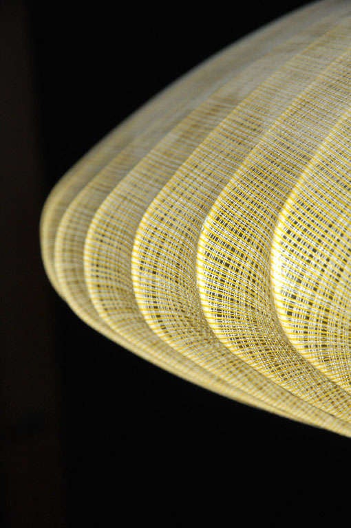 Mid-20th Century UFO shaped Danish pendant light (1950's)