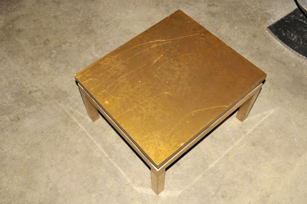 Mid-20th Century pair of coffee tables by Guy Lefevre for Maison Jansen For Sale
