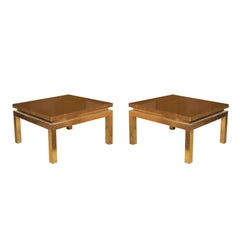 pair of coffee tables by Guy Lefevre for Maison Jansen