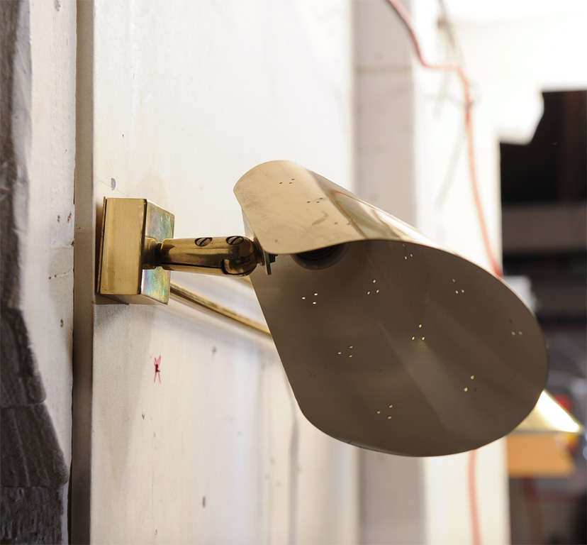 Original Brass Headboard Lamp at 1stdibs