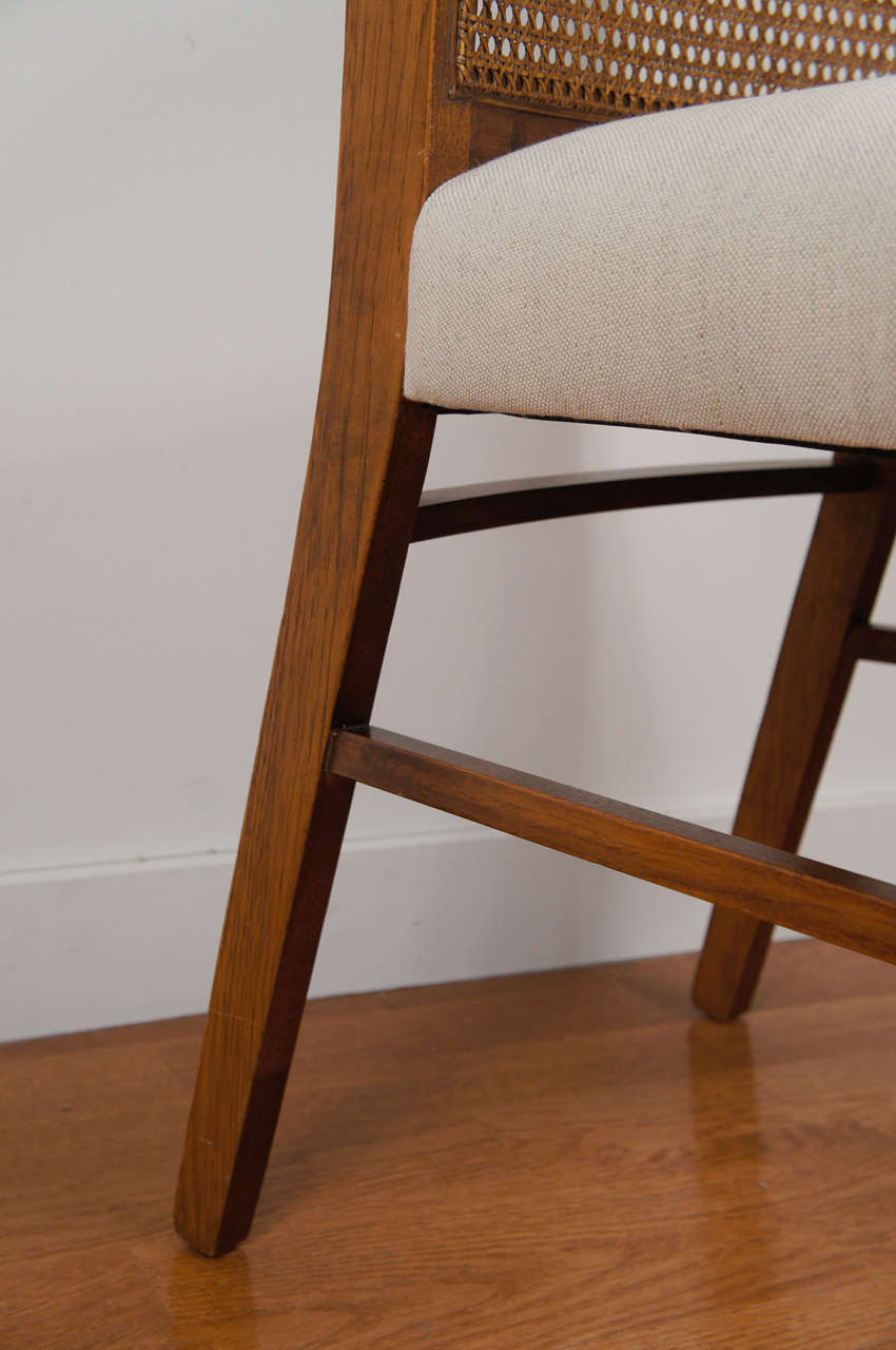 Mid-20th Century Dining Chair with Caned Back by Drexel Heritage