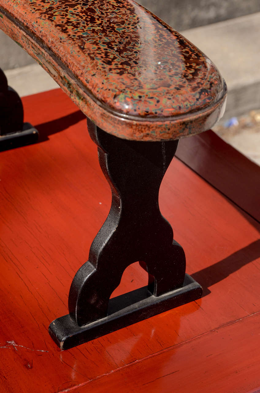 Deco Japanese Arm Rest For Sale at 1stDibs