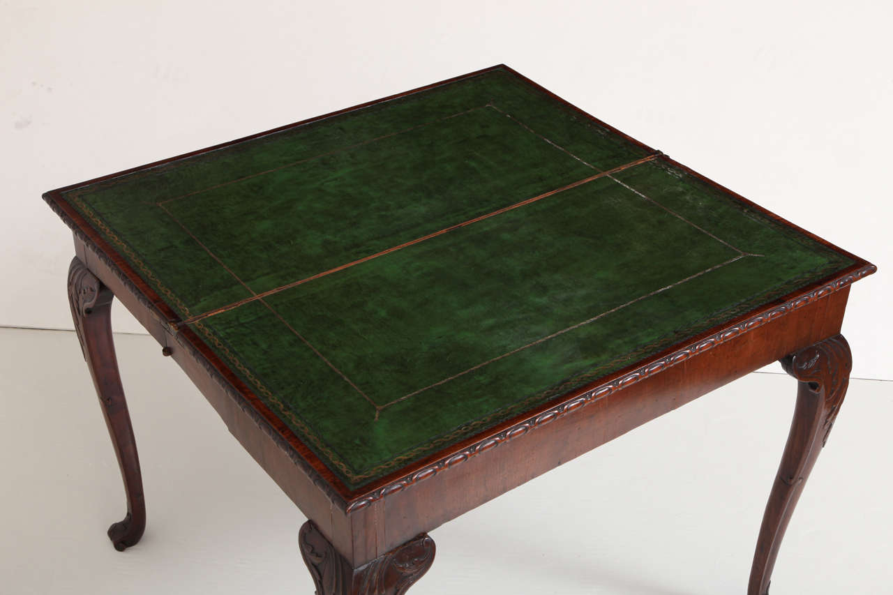 18th Century and Earlier George II Mahogany Games Table For Sale