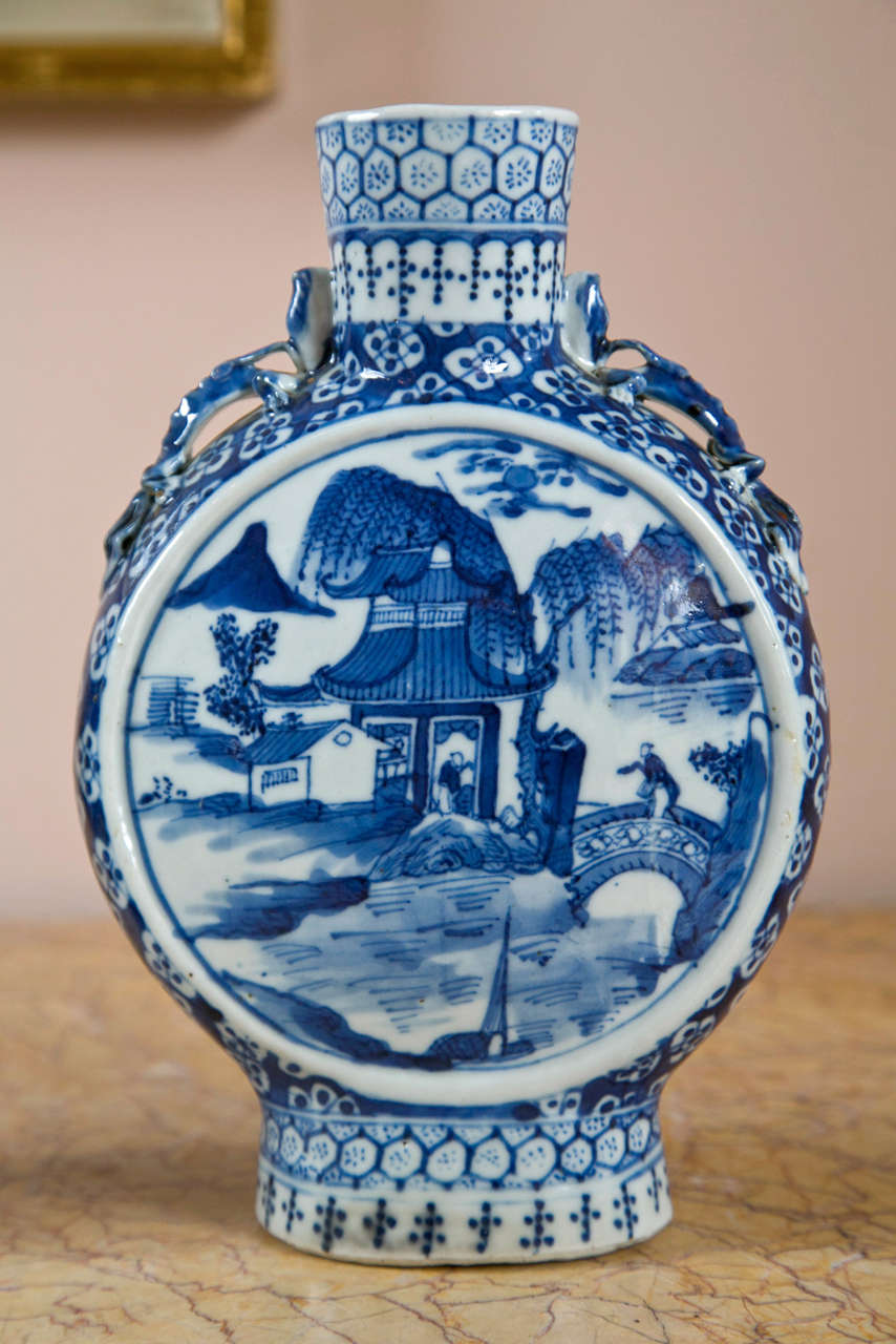 HAND PAINTED  19TH CENTURY PORCELAIN IN TYPICAL CANTONESE DESIGN.  STLYLIZED DRAGONS ON THE SHOULDERS.
PLEASE FEEL FREE TO CONTACT US DIRECTLY BY CLICKING THE CONTACT DEALER LINK ON THIS PAGE OR BY CALLING
203-263-1913