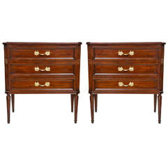 Pair Bedside Commodes