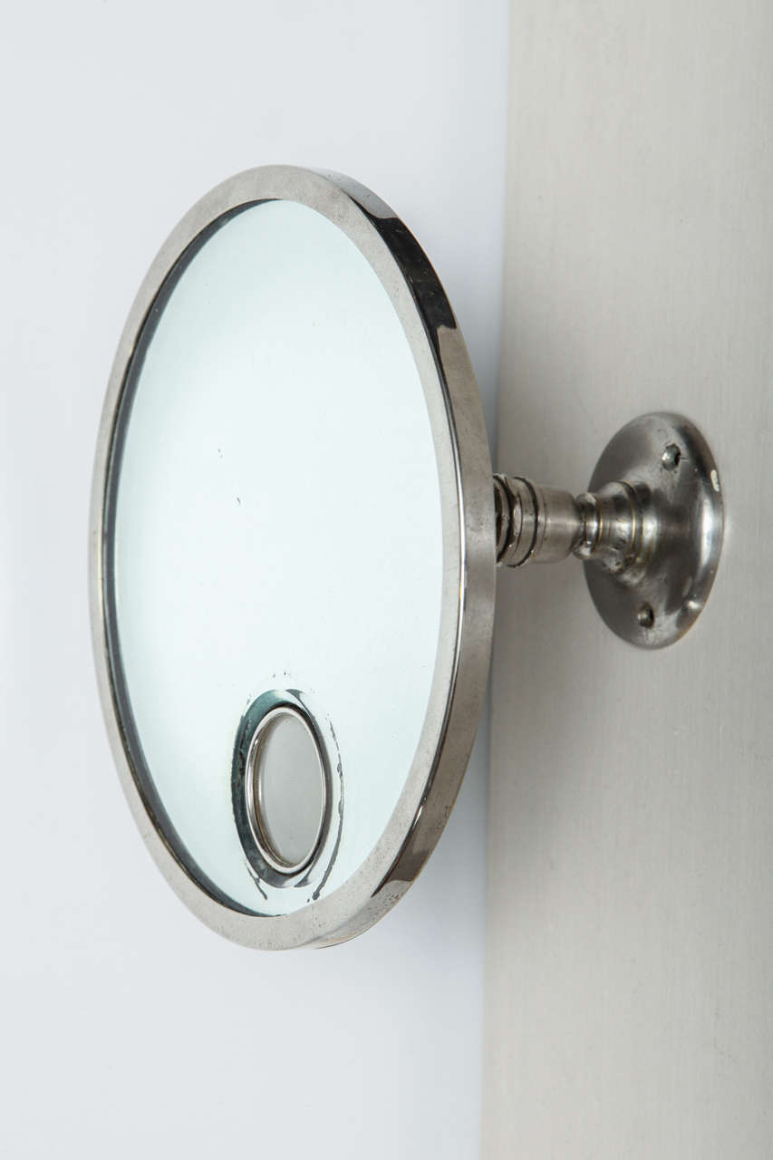 Miroir de coiffeuse d'hôtel français Brot avec lumière de S.G.D.G. Bon état à New York, NY