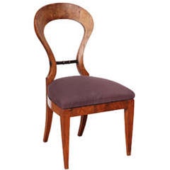 Early 19th Century Viennese, Fruitwood Side Chair 2