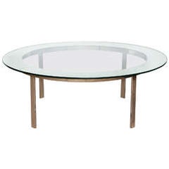 1940's/50's English,Chrome and Glass Low Table 11