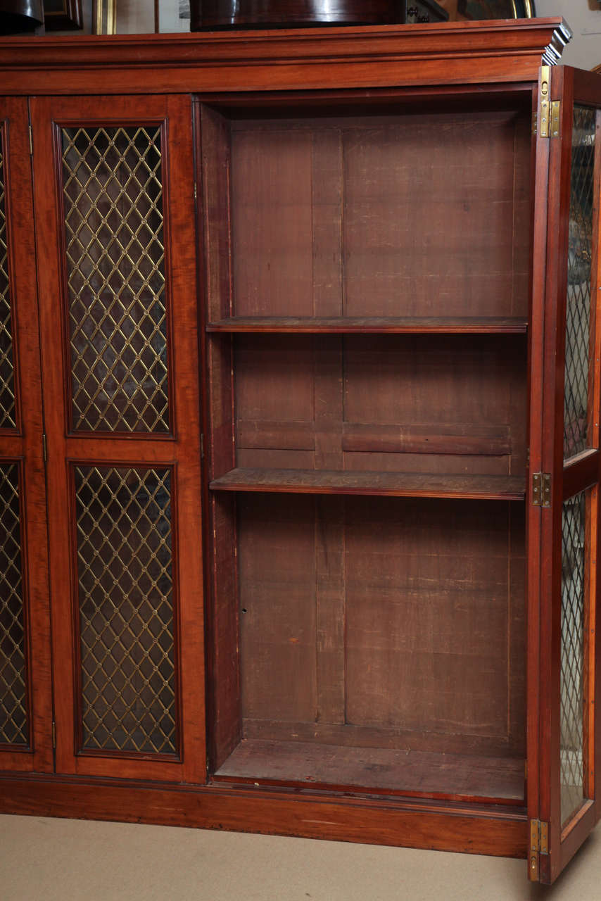 19th Century Scottish, Four Door, Grillwork Bookcases 1