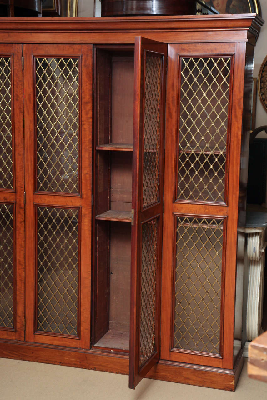 19th Century Scottish, Four Door, Grillwork Bookcases 2