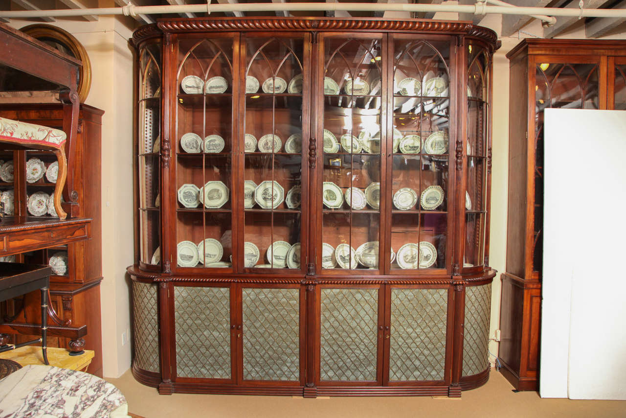 Heroic 19th Century Irish Regency Library Bookcase in the manner of Mack,Williams & Gibton