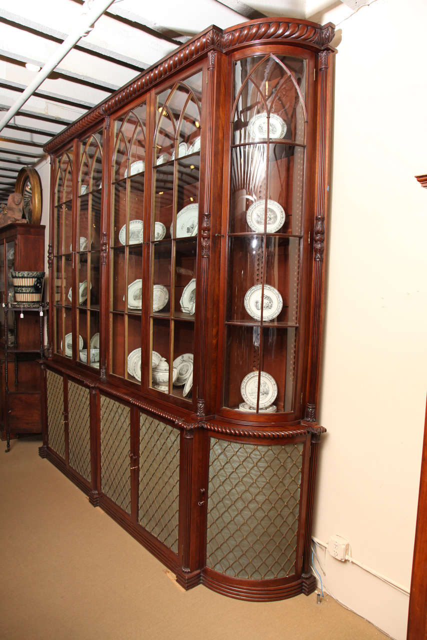 Exceptional Irish Regency Library Bookcase - Manner of Mack, Williams & Gibton In Good Condition In New York, NY