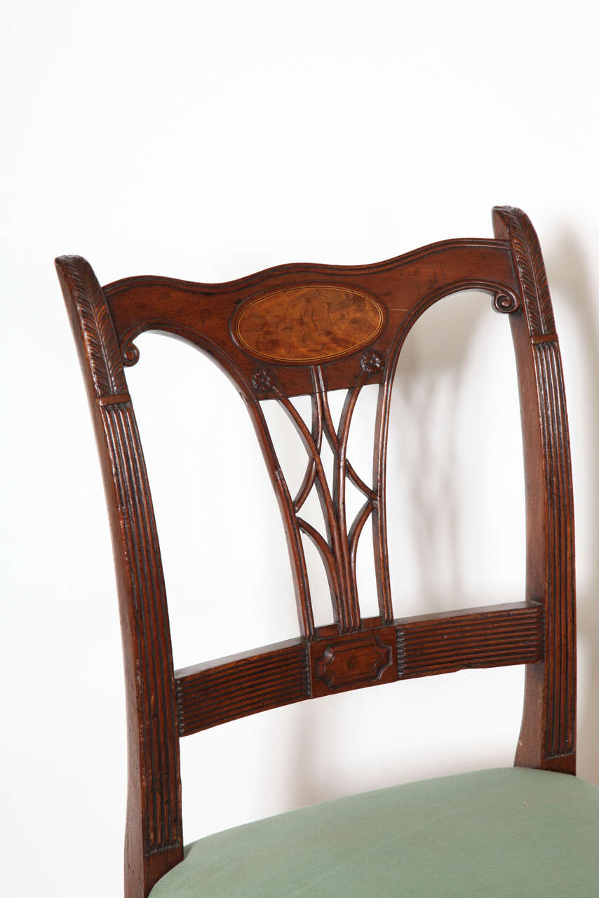 Set of Eight Early 19th Century Irish Regency Mahogany Dining Chairs 5