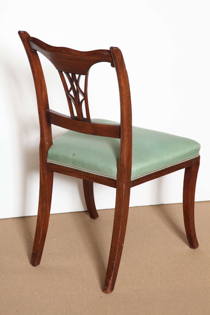 Set of Eight Early 19th Century Irish Regency Mahogany Dining Chairs 6