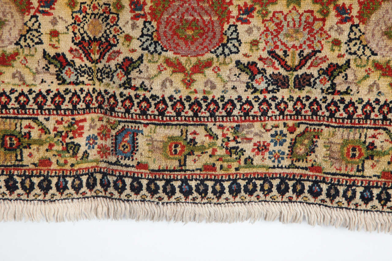 Antique 1880s Persian Meeshan Malayer Rug, Wool, 4' x 7' For Sale 4