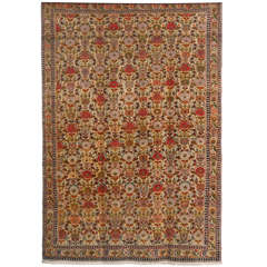 Persian Mishan Malayer Carpet with Wool Pile and Vegetable Dyes, circa 1890 7