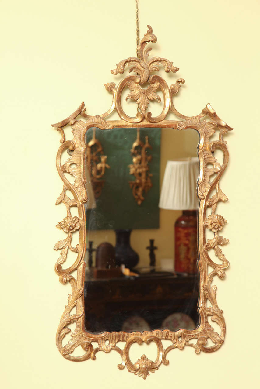 antique chippendale mirror