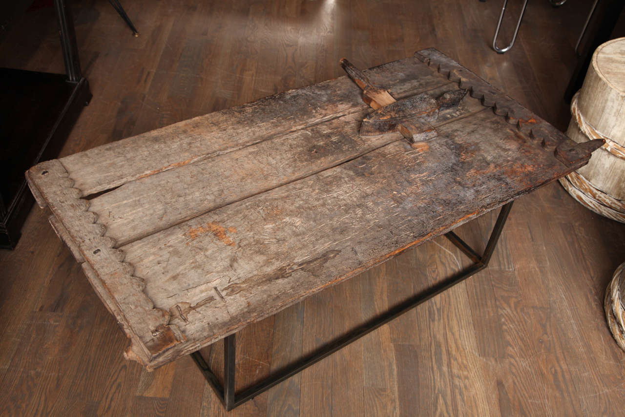 South African Dogon Grain Door Coffee Table