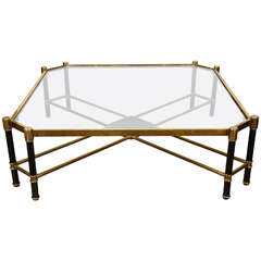 20th Century French Coffee Table in Bronze Model Jensen