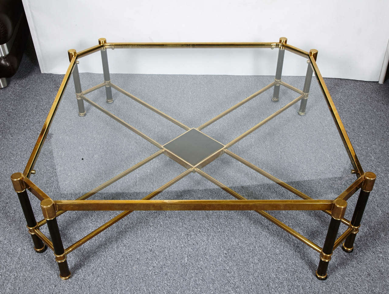 20th Century French Coffee Table in Bronze Model Jensen For Sale 3