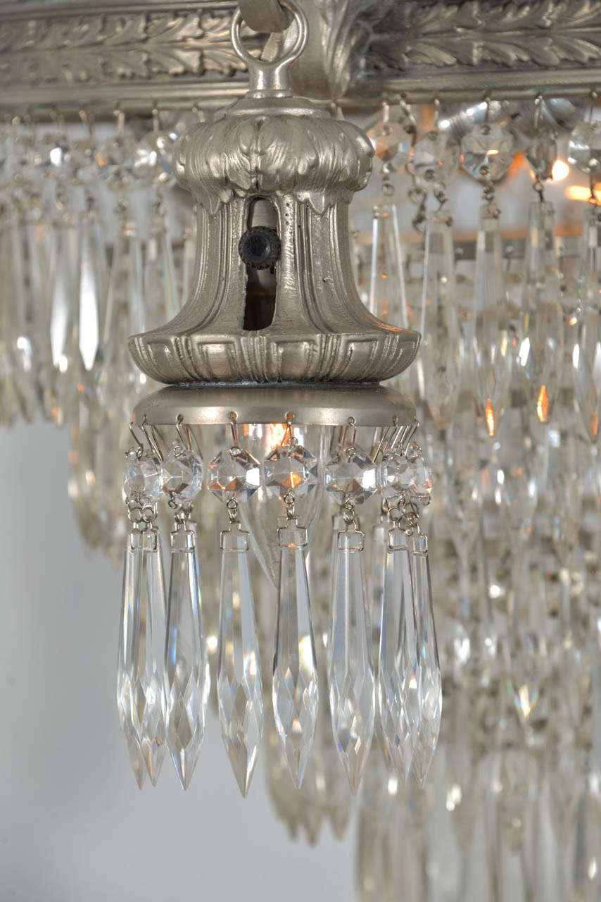 French Eight-Light Baroque Chandelier