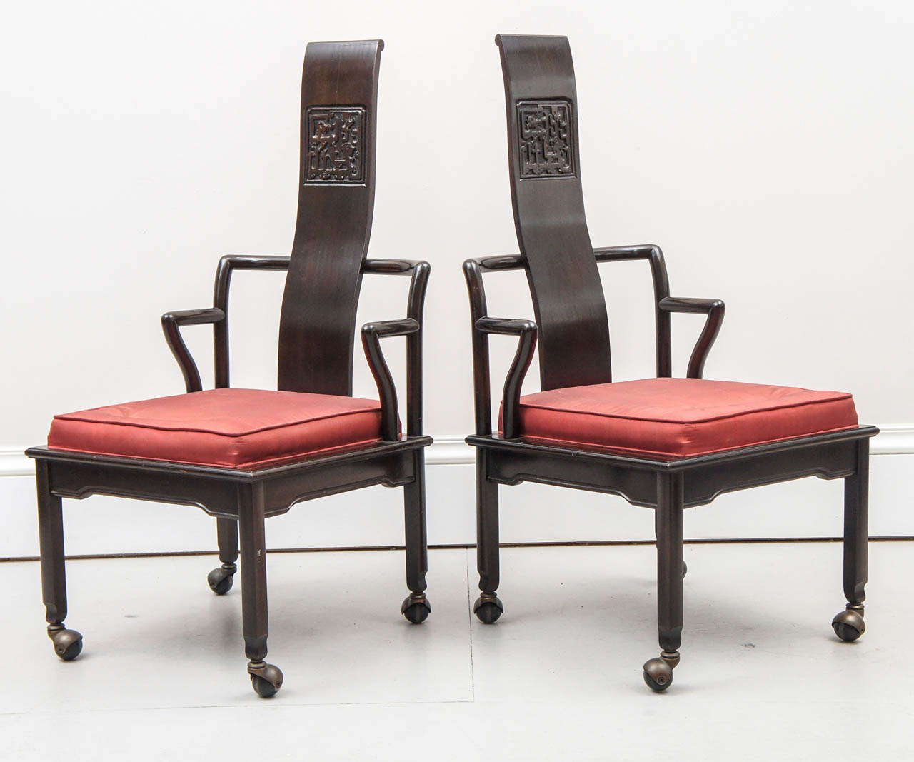 Modern Set of Eight 1950's Widdicomb Dining Chairs