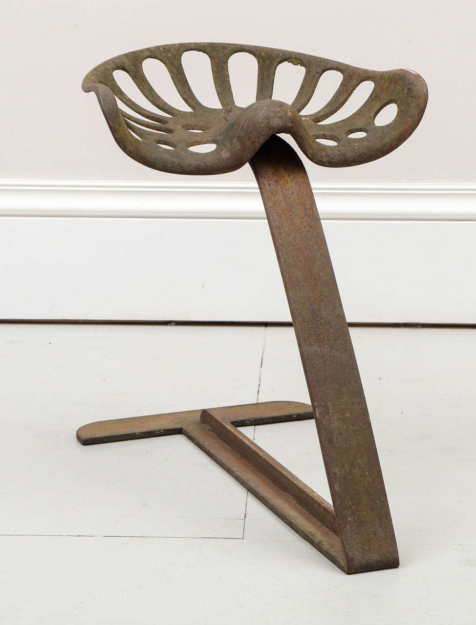 1960's Iron Tractor Seat Chair at 1stDibs