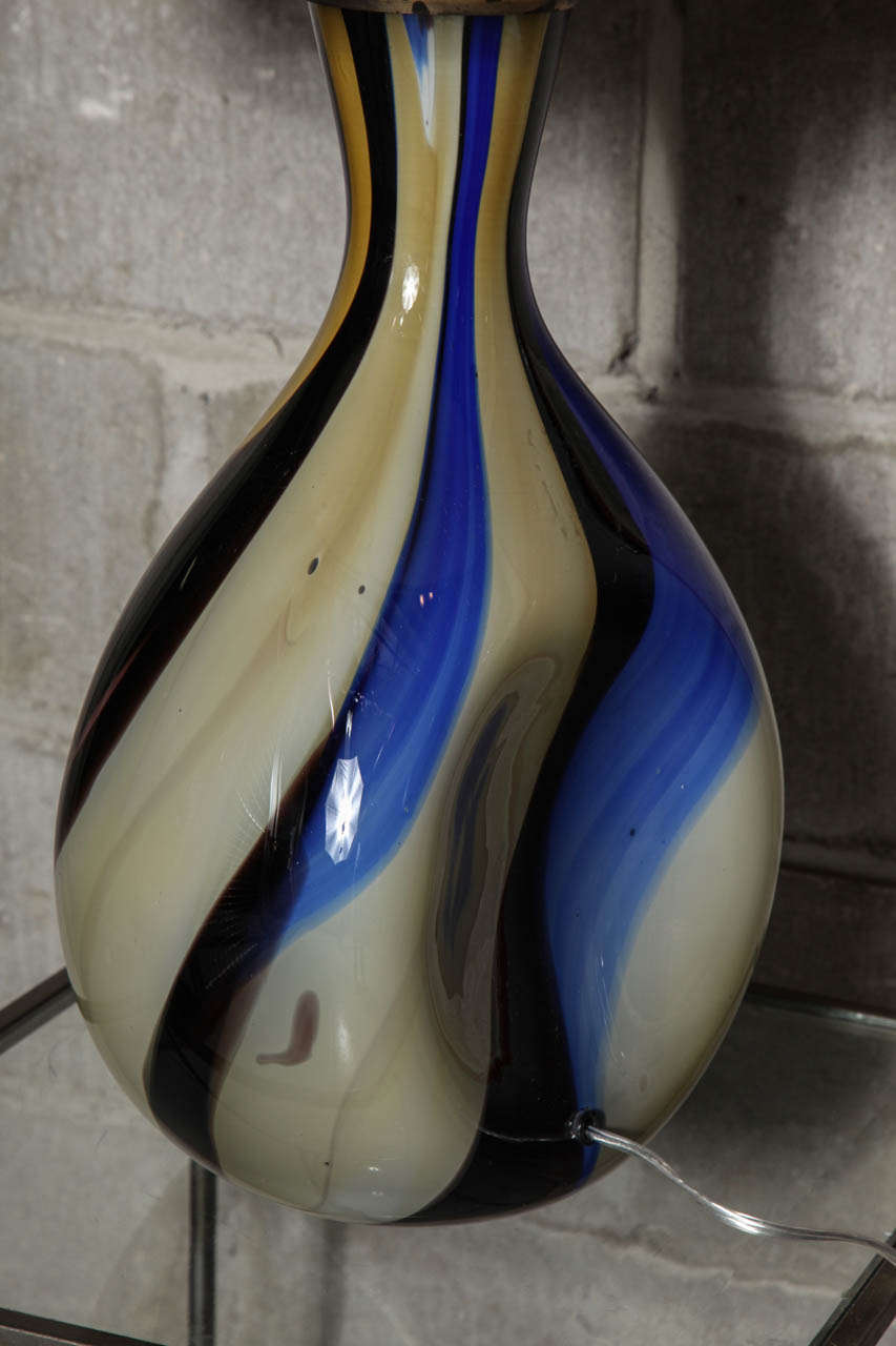 Pair of Murano Glass Table Lamps 2