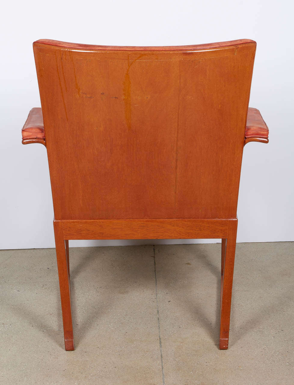 Mid-20th Century Mahogany Armchair Attributed to Frits Henningsen