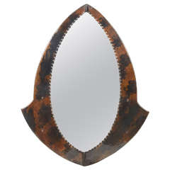 Amsterdam School / Dutch Expressionist Wall mirror 1920-25