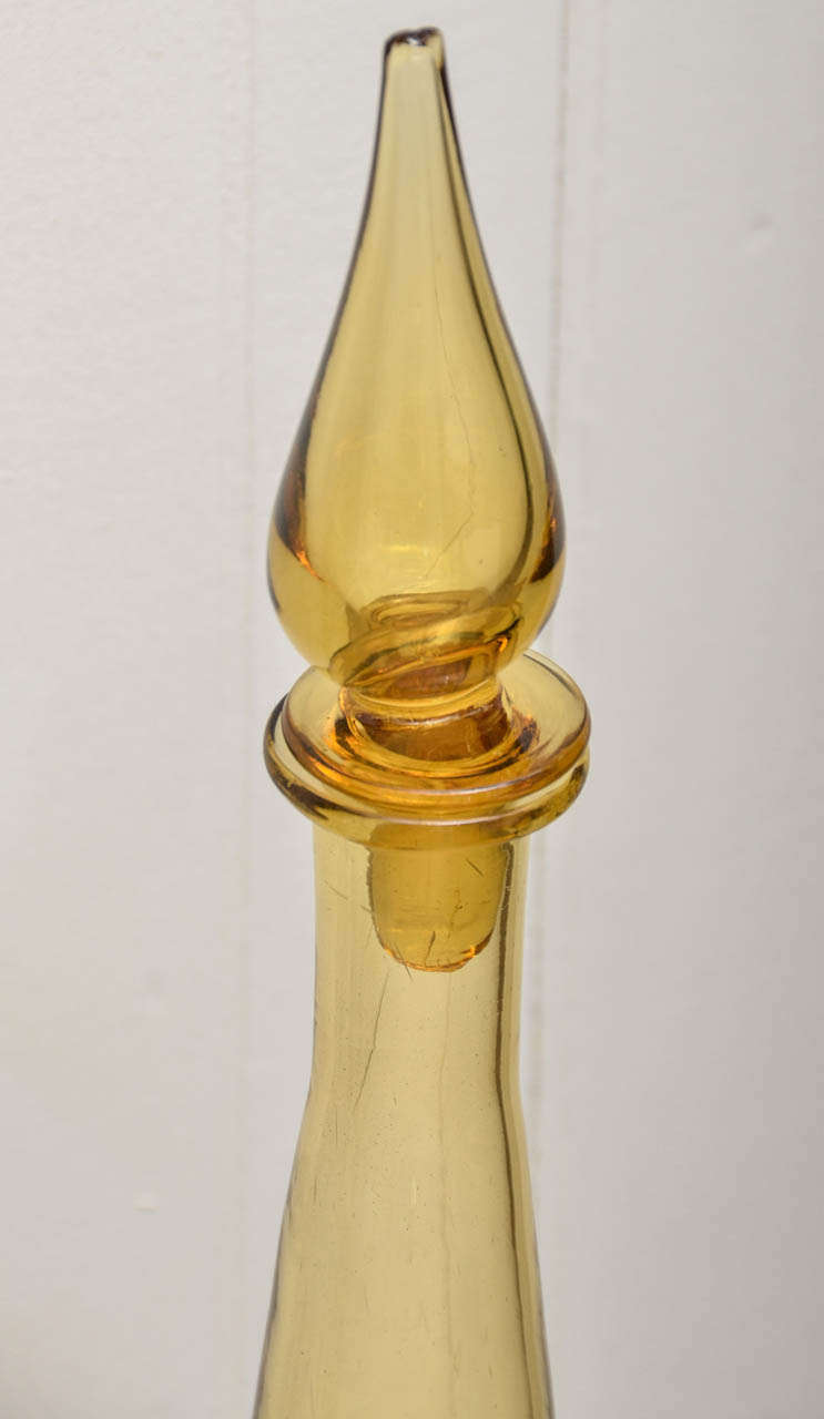 vintage glass bottles with stoppers