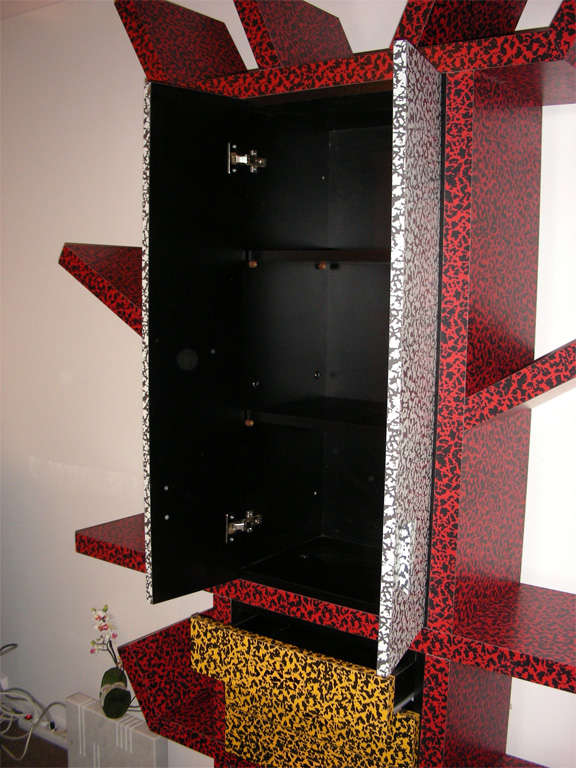 1984 Italian Bookcase by Ettore Sottsass For Sale 3