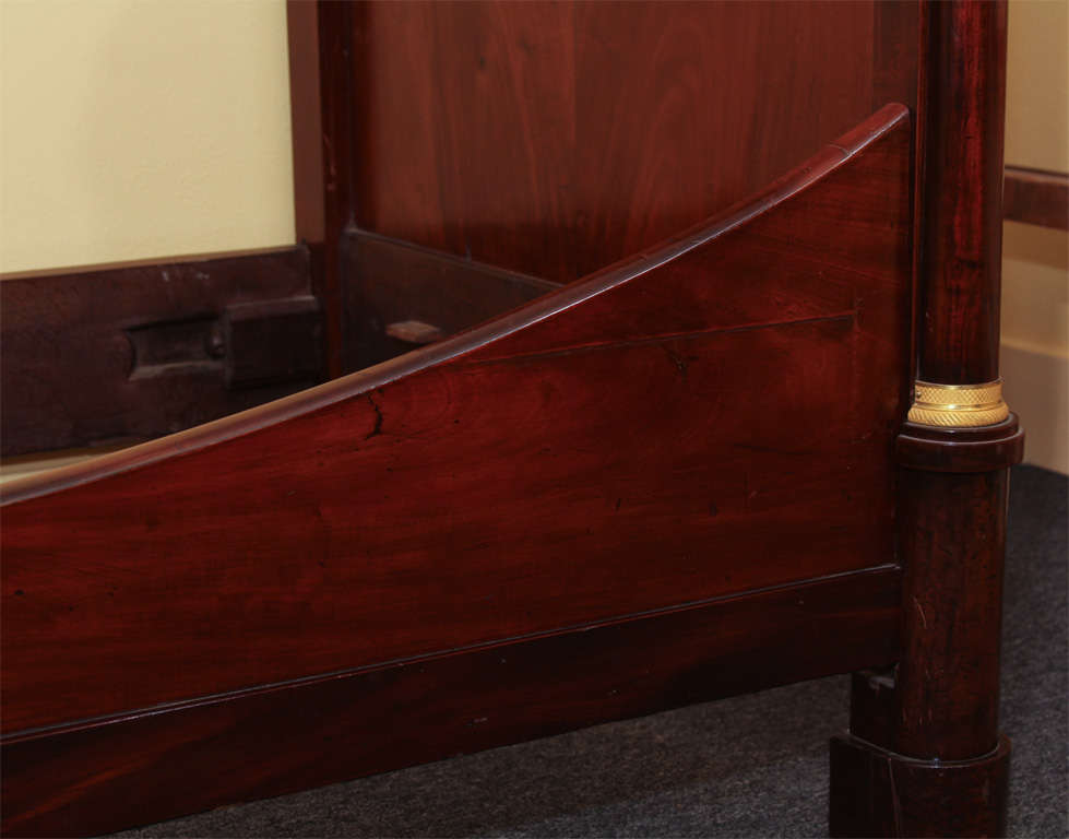 French Empire Mahogany Daybed For Sale 2